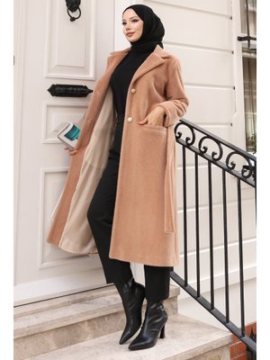 Benguen Camel Tay Tüyü Kaban