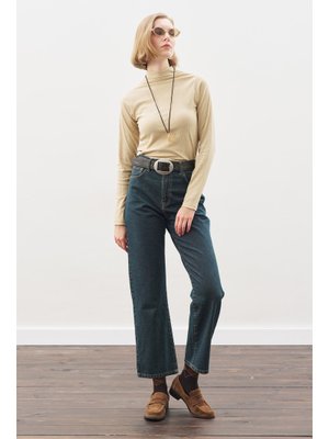 MANUKA Gri Mavi Straıght Ankle Jean Pantolon