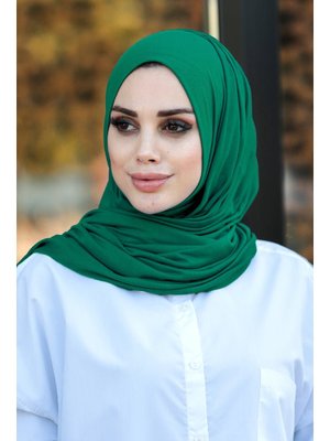 Neva Style Yeşil Penye Şal 7528y