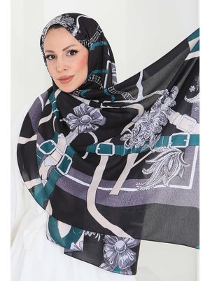 Tofisa Petrol Kemerli Çiçek Bahçesi Serisi Pamuk Şal