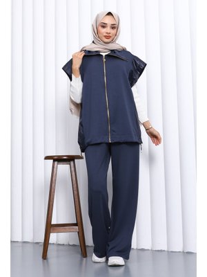 İmaj Butik Füme Yelek Pantolonlu Takım