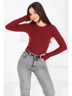 Tofisa Bordo Parmak Geçmeli Modal Bady