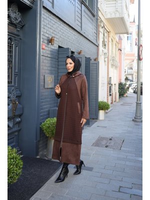 Kadeem Giyim Asmin Kapitone Süet Kap –