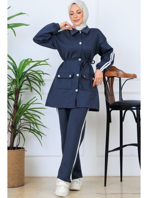 Benguen Antrasit Biyeli Scuba Takım