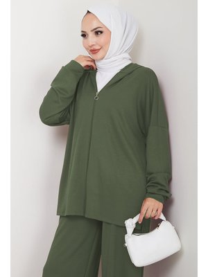 Bestenur Mint Kapüşonlu İkili Takım