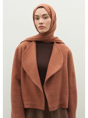 FRESHSCARFS Kaşmir Dokulu Şal Bakır