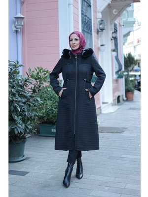 Kadeem Giyim Zerina Kapitone Süet Kap