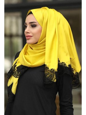 Neva Style Dantelli İpek Görünümlü Şal Ürün