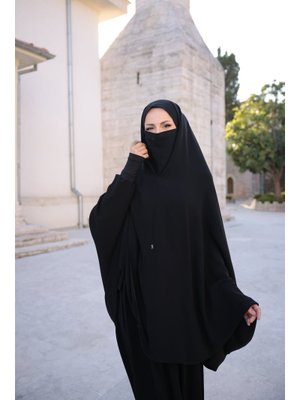 Kadeem Giyim I Şerif Sandy İğneli Gizli Peçeli Çarşaf