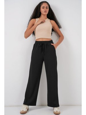 Bigdart Siyah Fitilli Pantolon