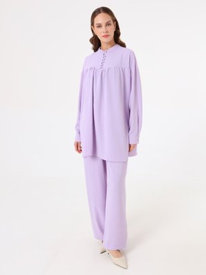 Refka Lila Brit Detaylı Aerobin Takım