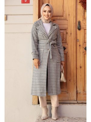 Neva Style Kazayağı Desenli Gri Kaşe Kap 5956gr