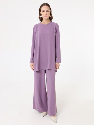 Refka Mor Aerobin Basic Tunik & Pantolon İkili Takım