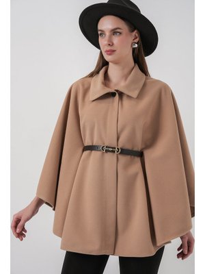 Bigdart Camel Kemerli Kaşe Panço