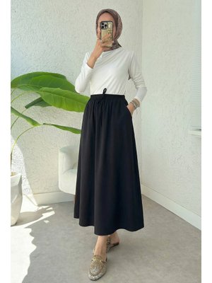 Salih Çelebi Siyah Umay Cepli Etek