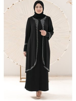 FAHİMA Siyah Adalya Abiye