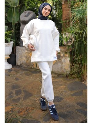 İmaj Butik Taş Armalı Tunik Pantolonlu Takım