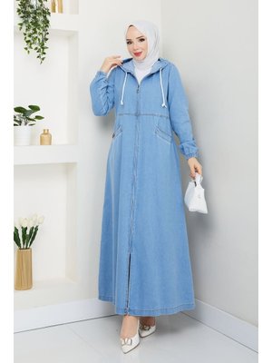 Pamuk Butik Gizli Fermuarlı Cepli Kot Kap