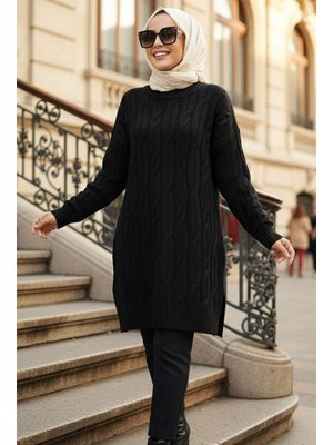 Neva Style Siyah Triko Kazak 8798s