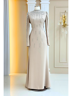 Amine Hüma Bej Ayla Abiye Elbise