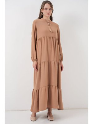 Bigdart D.vizon Yaka Bağcıklı Elbise