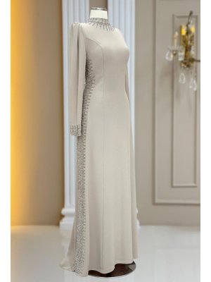 Amine Hüma Bej Sıla Abiye Elbise