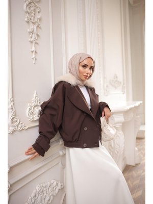 Bwest Kahverengi Trençkot