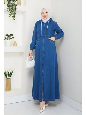 Pamuk Butik Gizli Fermuarlı Cepli Kot Kap