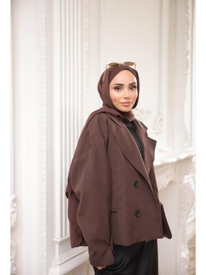 Bwest Kahverengi Trençkot