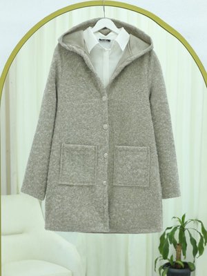 Podyumplus Taş Kapüşonlu Düğmeli Cepli Sakallı Kap