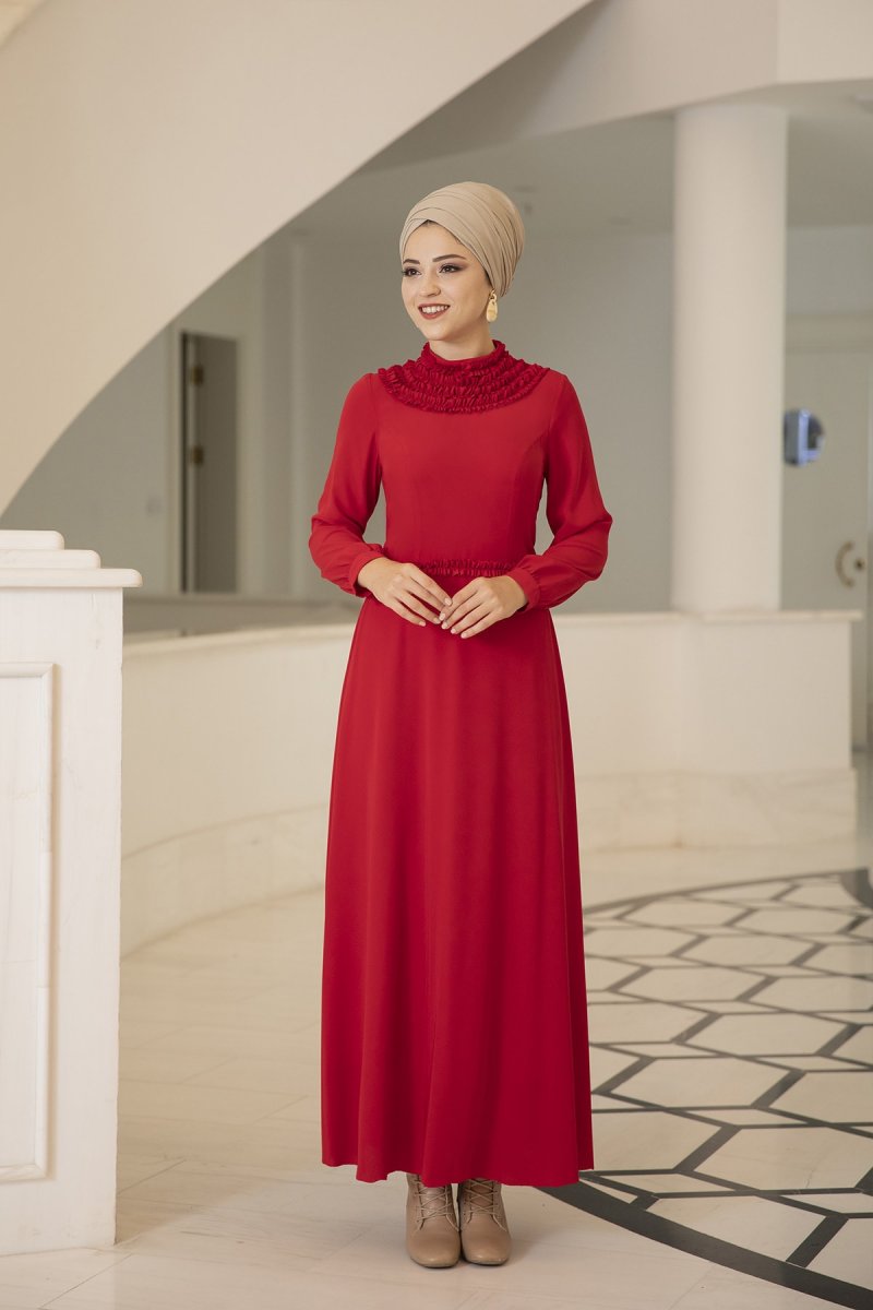 Al-Marah Kırmızı Eslem Elbise