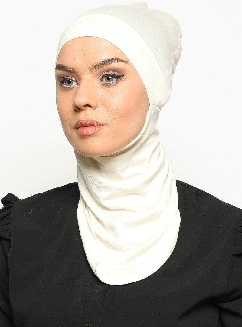 Ecardin Ekru (Krem) Pratik Hijab Bone
