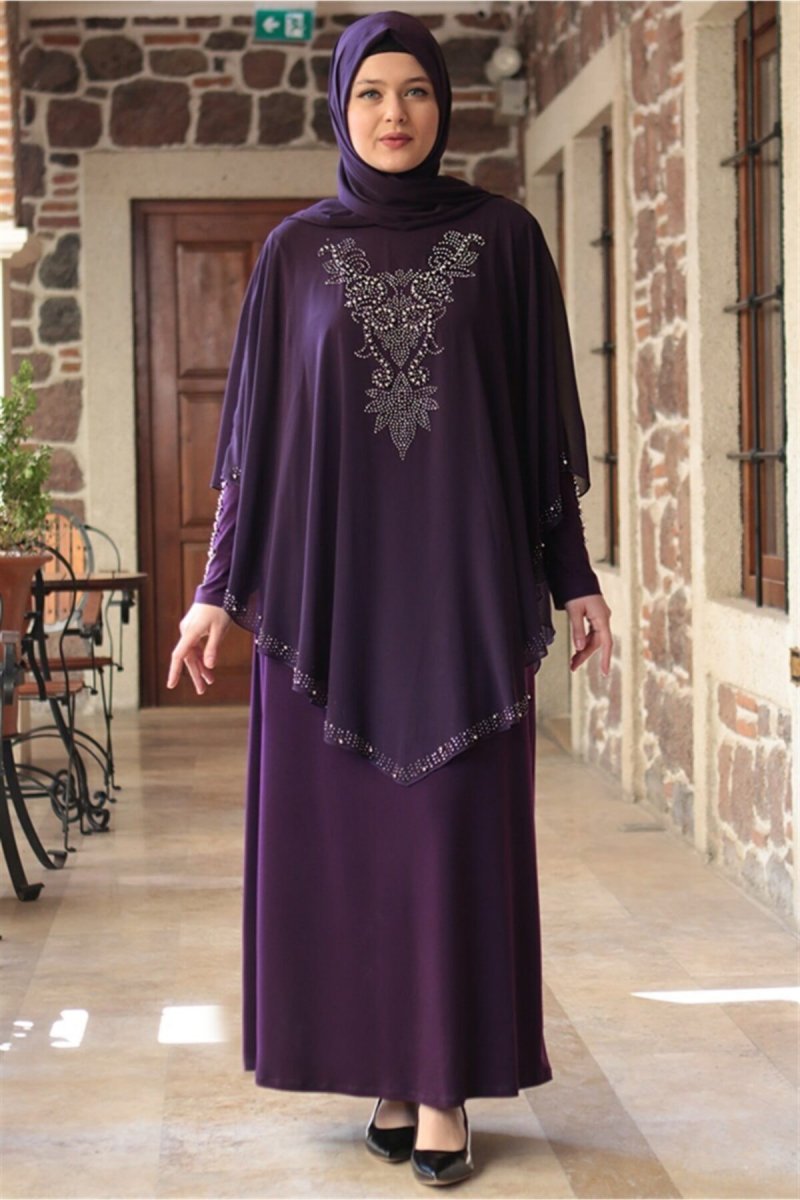 Fahima Mor Gülbin Abiye Elbise