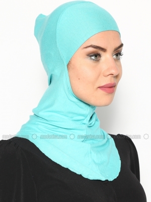 Ecardin Mint Boyunluklu Hijab Bone
