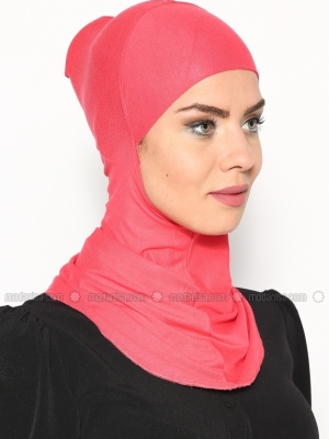Ecardin Mercan Boyunluklu Hijab Bone