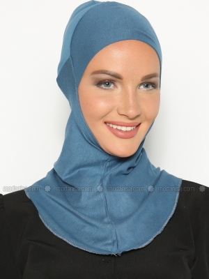 Ecardin Clima Fit Hijab Bone- Petrol Mavisi