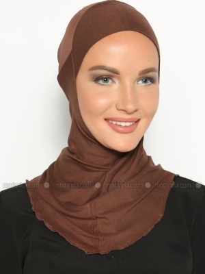 Ecardin Clima Fit Hijab Bone- Kahve