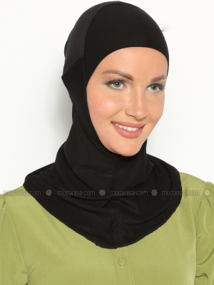 Ecardin Clima Fit Hijab Bone- Siyah