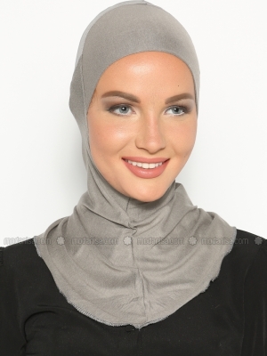 Ecardin Clima Fit Hijab Bone- Koyu Gri