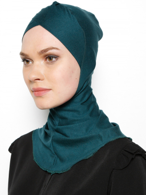 Ecardin Zümrüt Büyük Hijab Çapraz Bone