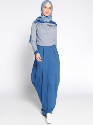 Moonlight İndigo Bluz&Elbise İkili Takım