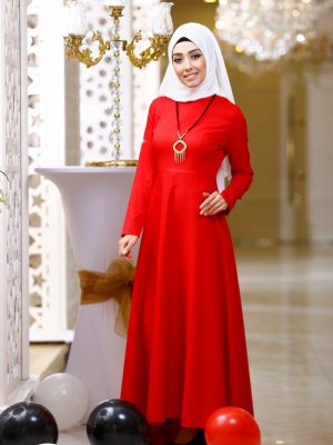 Sefamerve Kırmızı Elbise