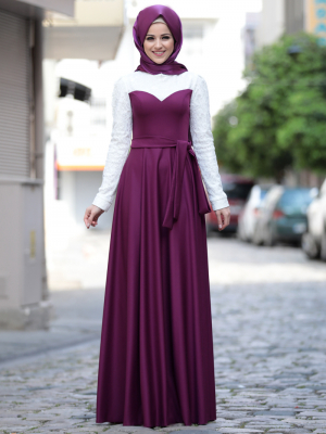 Al-Marah Fuşya Elbise