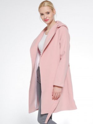 Pitti Collection Pembe Kaşe Kaban