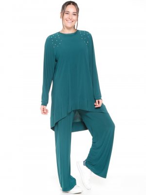 Alia Yeşil Tunik&Pantolon İkili Takım
