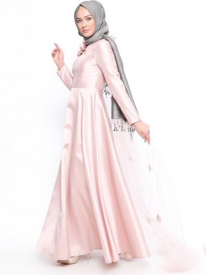 Lâl By Hilal Pudra Aslıhan Abiye Elbise