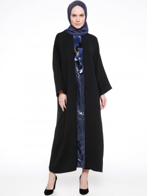 Filizzade Siyah Payetli Elbise