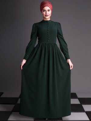 An-Nahar Zümrüt Deren Elbise