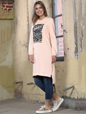 Tommy Life Somon Kamuflaj Yazı Detaylı Tunik