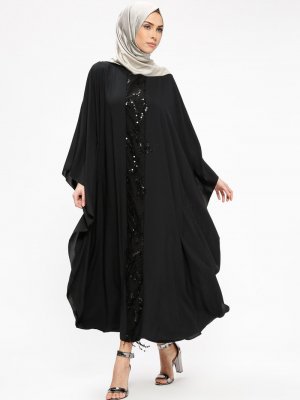Filizzade Siyah Payetli Elbise